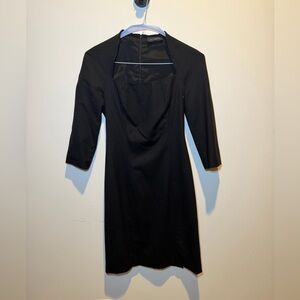 Piazza Sempione Black Long Sleeve Dress